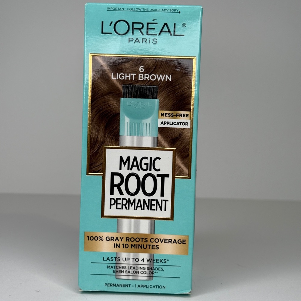 L'Oreal Magic Root Permanent Hair Color Touchup - Light Brown #6